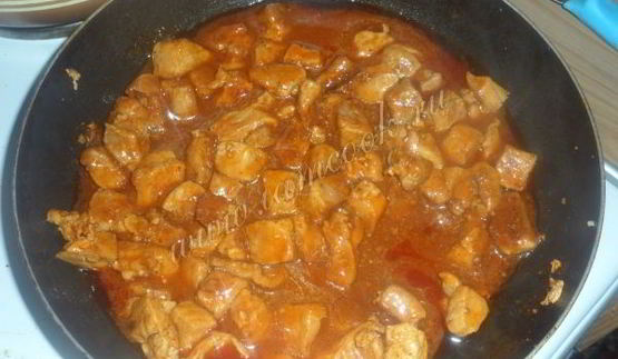 картошечка с гуляшом по-сибирски