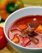 Суп-гуляш из говядины с картофелем по-закарпатски