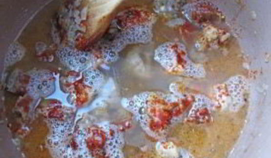 венгерский суп-гуляш в хлебе