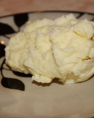 Картофельное пюре с козьим сыром