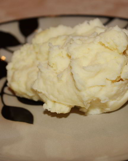 Рецепт картофельного пюре с козьим сыром