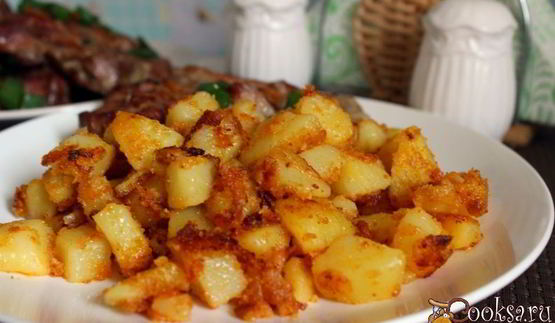 картофельный гарнир к мясу