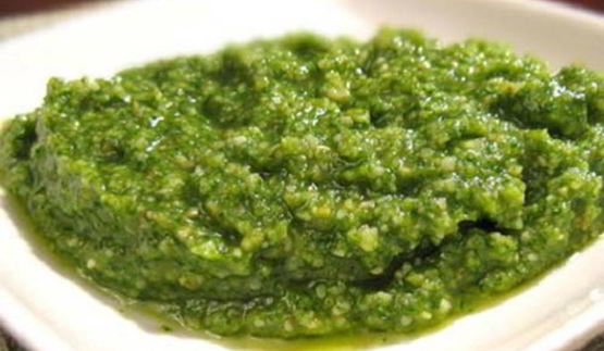 картофельные ньокки с черемшой