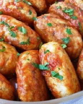 Гречаники из готовой каши с куриным фаршем