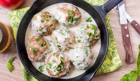 гречаники в сметанном соусе