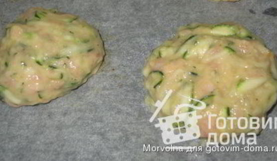 кабачковые котлеты с фаршем в духовке