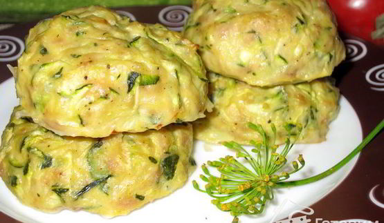 кабачковые котлеты с фаршем в духовке