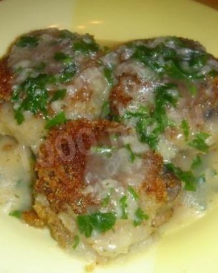 Рецепт картофельно грибные котлеты