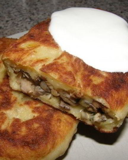 Рецепт картофельных котлет с грибами