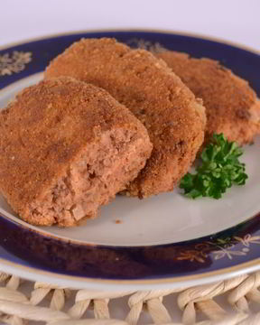 Котлеты из фарша лосося