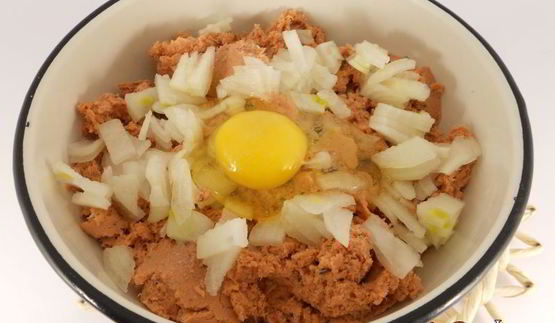 котлеты из фарша лосося