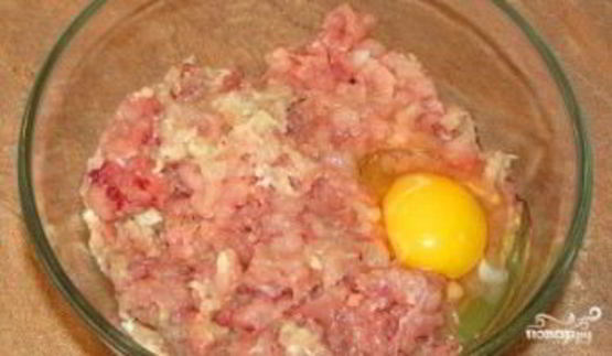 котлеты из фарша с грибами