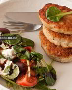 Котлеты из индейки с кабачками