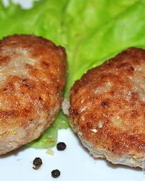 Котлеты из мяса с овощами