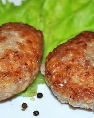 Котлеты из мяса с овощами