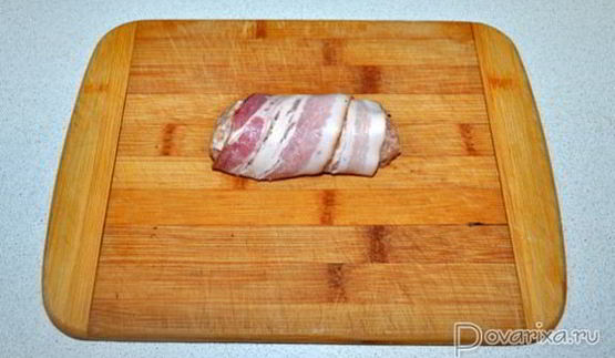 котлеты из мясного фарша в беконе