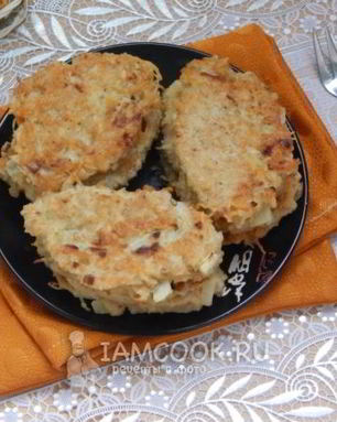 Котлеты из овсяных хлопьев