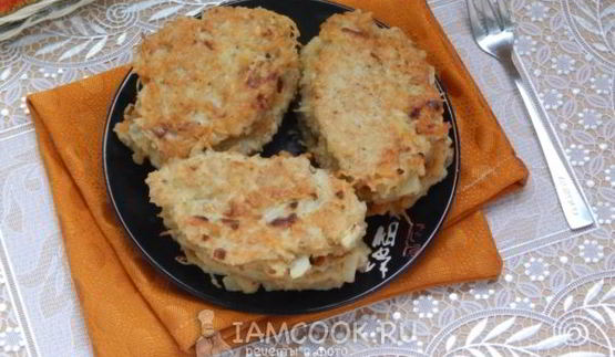 котлеты из овсяных хлопьев