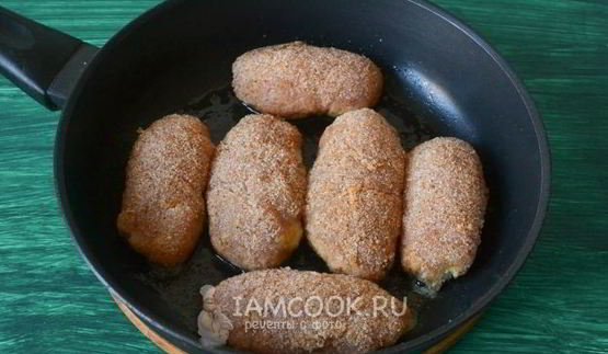 котлеты по-киевски на сковороде