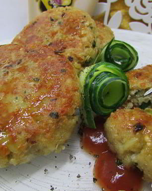 Котлеты с киноа и булгуром