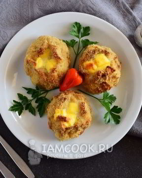 Котлеты с сыром в духовке