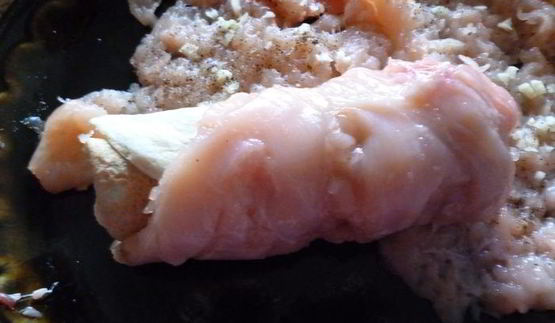 куриная отбивная котлета с начинкой