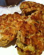 Куриные котлетки с рисом