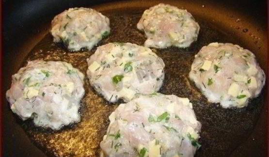 куриные котлеты с сыром на кефире