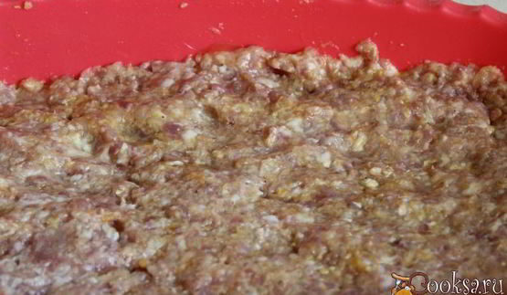 мясные котлеты с лисичками и гречневыми хлопьями