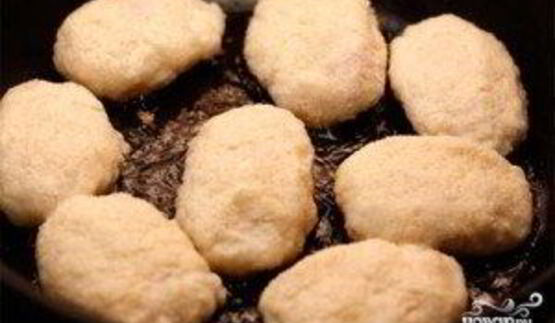 рыбные котлеты с манкой