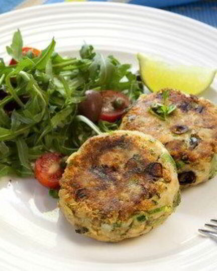 Рецепт рыбных котлет со шпинатом