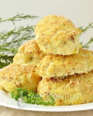 Рыбные котлеты в духовке