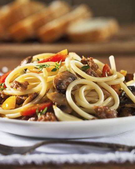 Рецепт лапши с фаршем по-флотски