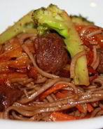 Лапша с говядиной