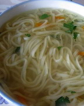 Лапша с курицей