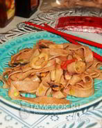 Лапша с морепродуктами