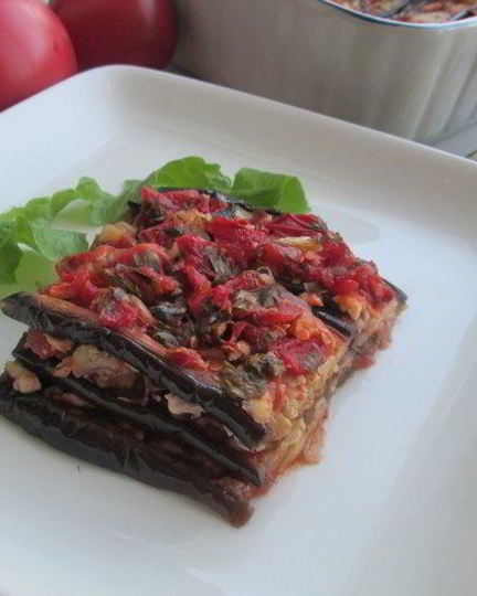 Рецепт баклажанной лазанья