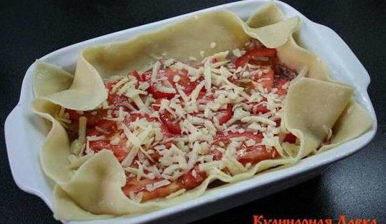 домашняя лазанья