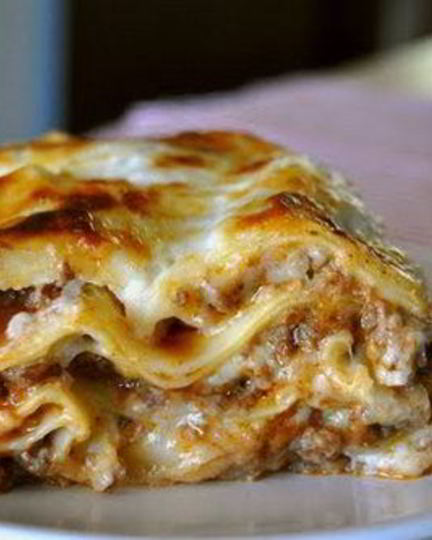 Рецепт классической лазанья с мясным соусом