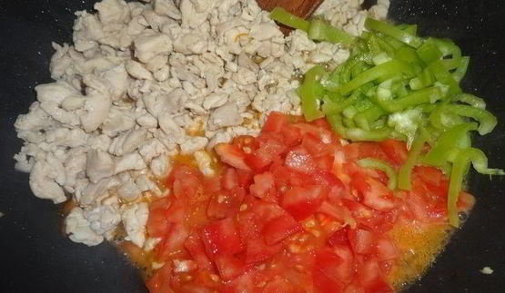 лазанья из кабачков с курицей