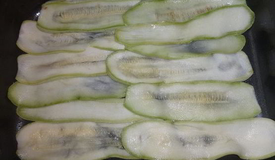 лазанья из кабачков с курицей