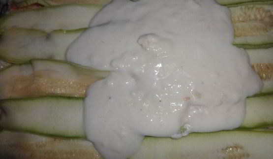 лазанья из кабачков с курицей