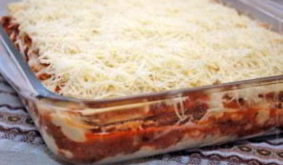 лазанья из макарон с фаршем