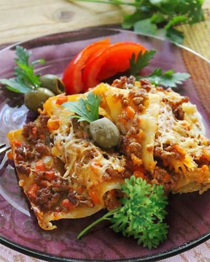 Рецепт лазаний классическая с мясом