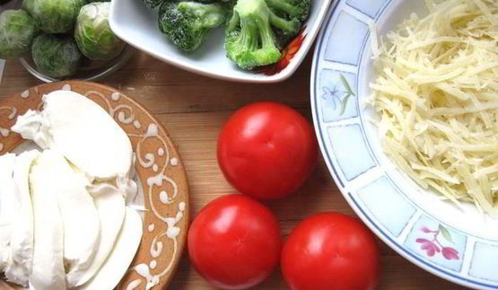 лазанья с брокколи, брюссельской капустой и грибами для гарфилда