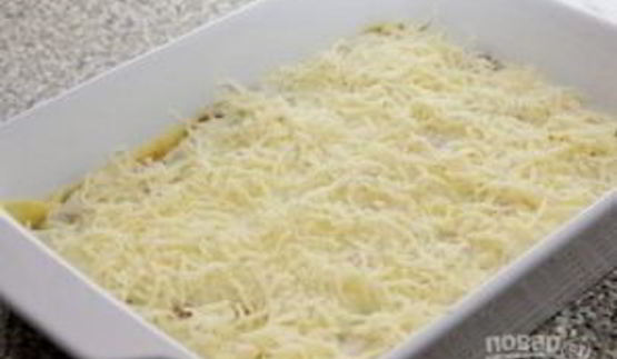 лазанья с фаршем из готовых листов