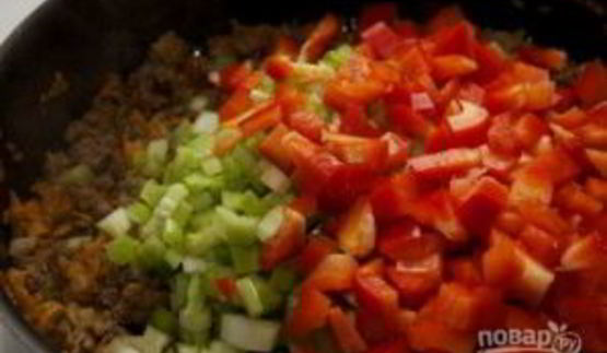 лазанья с фаршем из готовых листов