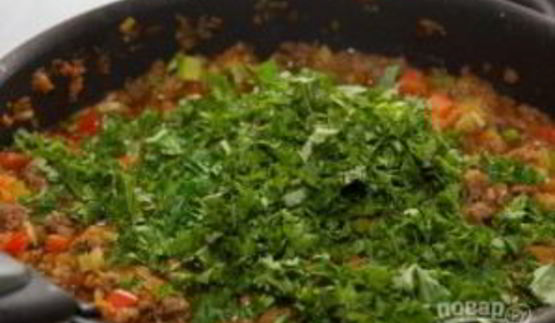 лазанья с фаршем из готовых листов