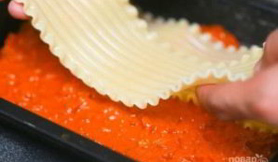 лазанья с фаршем