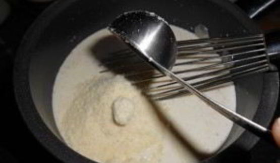 лазанья с креветками